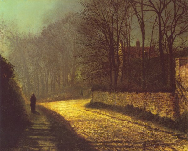 The Lovers by John Atkinson Grimshaw